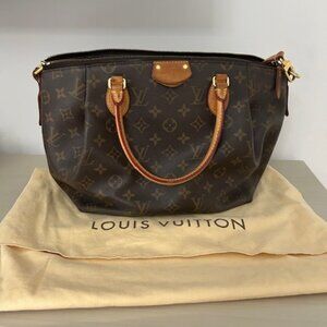 Louis Vuitton Turenne Handbag Monogram Canvas MM Brown